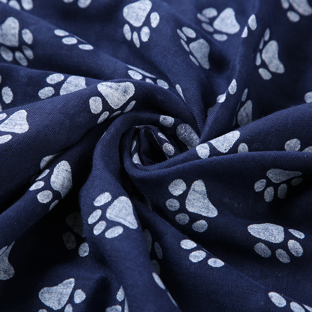 Dog Paw Print Scarf 6