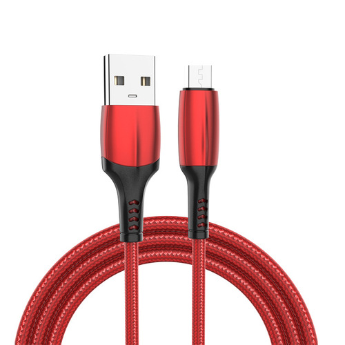 Zinc alloy data cable suitable for iPhone Android Type-C2A braided fast charging mobile phone charging cable manufacturer