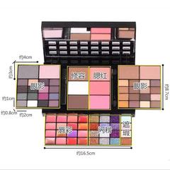 Cross-border makeup specializes in 74-color eye shadow, lip gloss, blush, highlighter and glitter makeup palette set manufacturer
