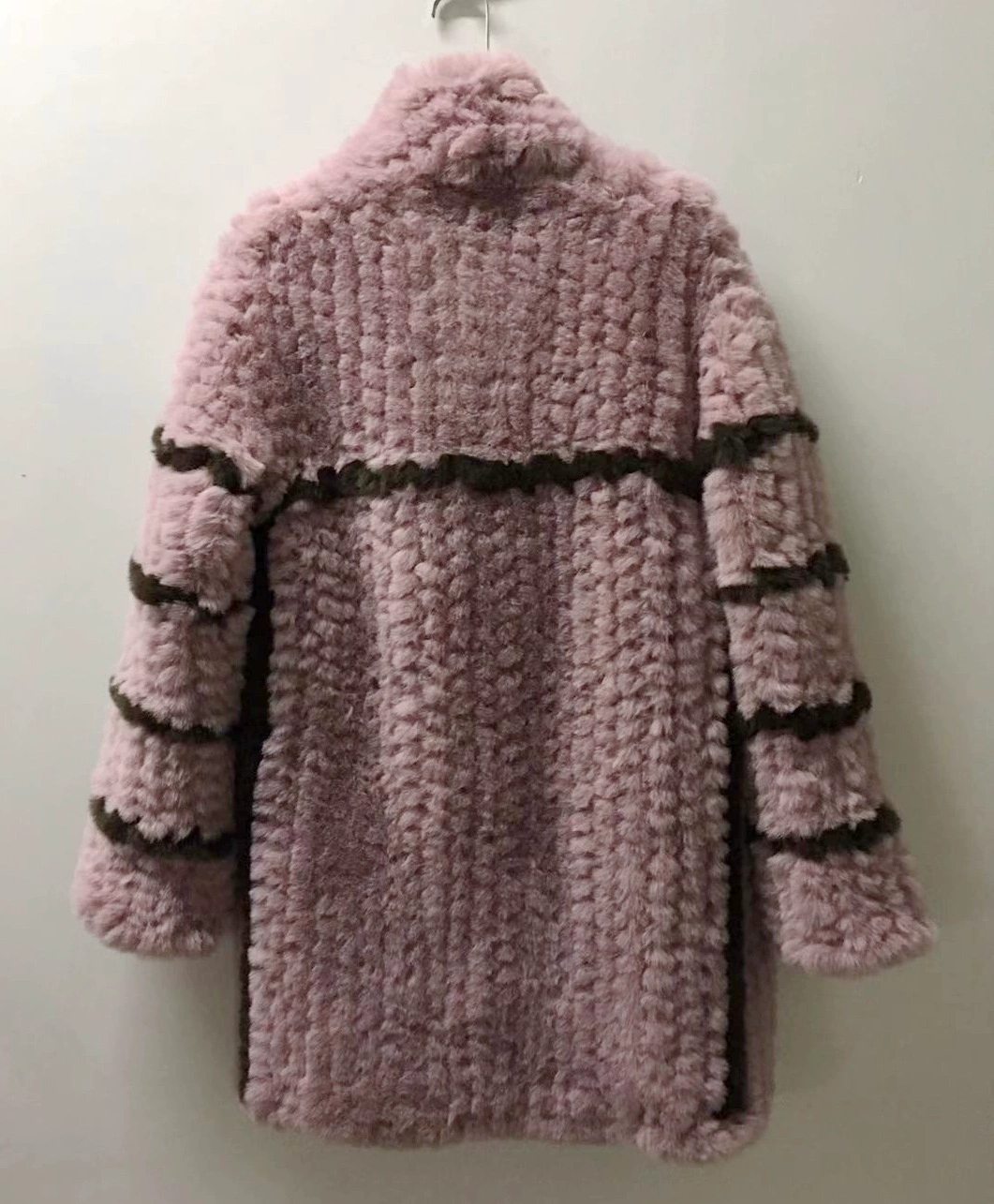 FF1022 Ilody Rabbit Handmade Handmade Fur Handicap Furry High -end High -end High -end Quality Jacket