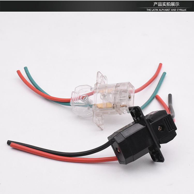Electric tricycle accessories water battery charging socket plug charging socket 4 flat battery large male and female socket