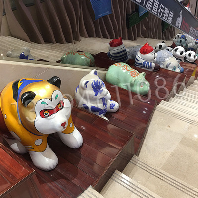 FRP animal lovely Decoration Market customized Decoration festival decorate animal Property Chinese Zodiac
