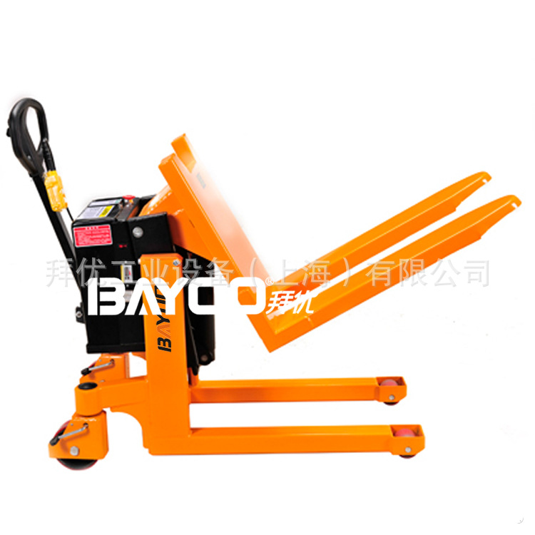 BAYOO/拜优 多功能倾斜工位车,手动液压工位车,手动液压搬运车