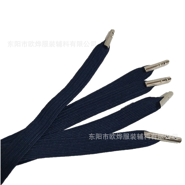 高档笔记本文件夹卡扣绳 文具配件绳 走马宽松紧打扣头 面具绳