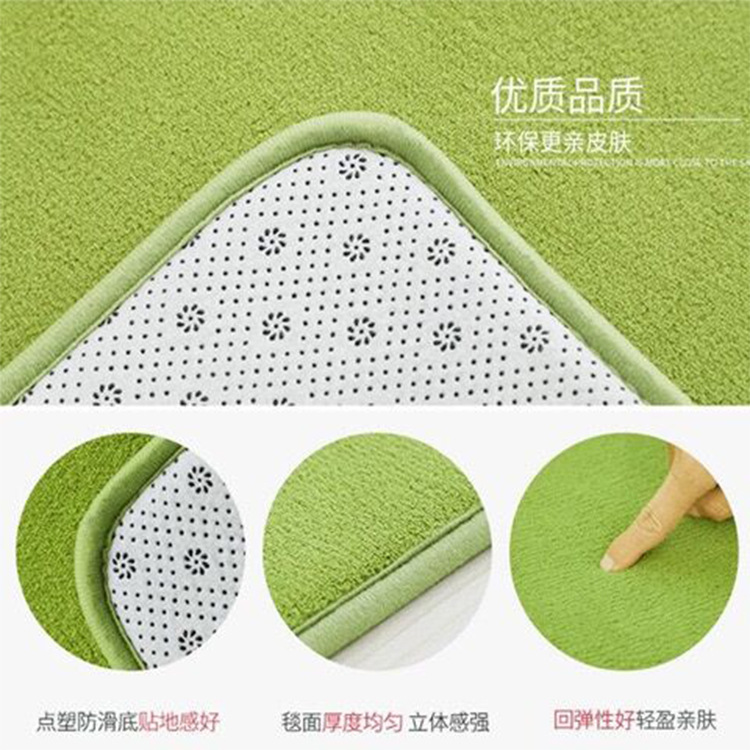 Thickened Coral Fleece Carpet Modern Household Living Room Bedroom Bedside Carpet Mat Tatami Crawling Mat Full Shop Custom