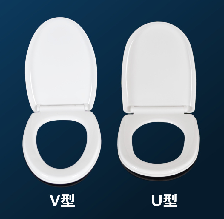 One-button toilet seat cover, universal thickened toilet seat cover, old-fashioned household flush toilet seat cover, toilet accessories undefined