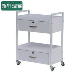 美发手推车 带抽屉理发店小推车美容美发工具车 美发手推工具车