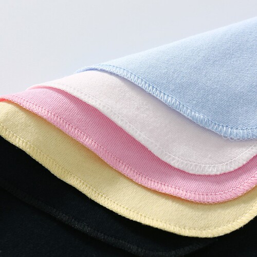 Baby cotton mouth towel, feeding towel, washable children's towel, solid color small square towel, cotton mouth towel