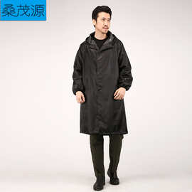 长款雨衣连体成人男女工地劳保站岗户外徒步防水风衣雨衣厂家直销