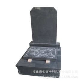 贵州遵义农村墓碑瓷像  土葬简单大气墓碑样式  现代艺术墓碑图片