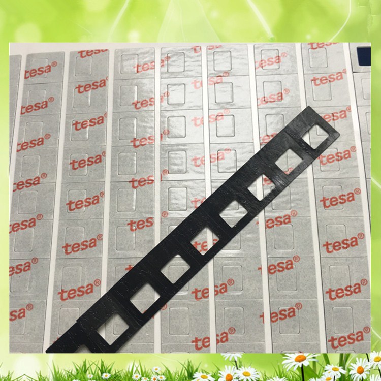 厂家直销模切耐高温黑色德莎双面胶冲型 强力可移tesa双面胶定制