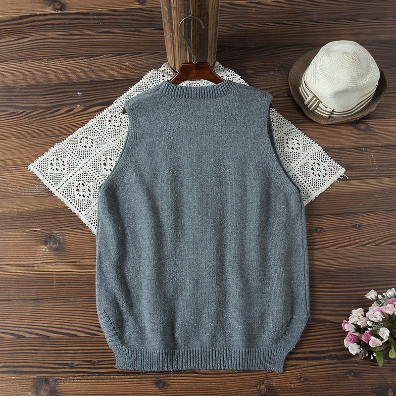 Gilet femme en Mélange de poils de lapin - Ref 3317343 Image 4