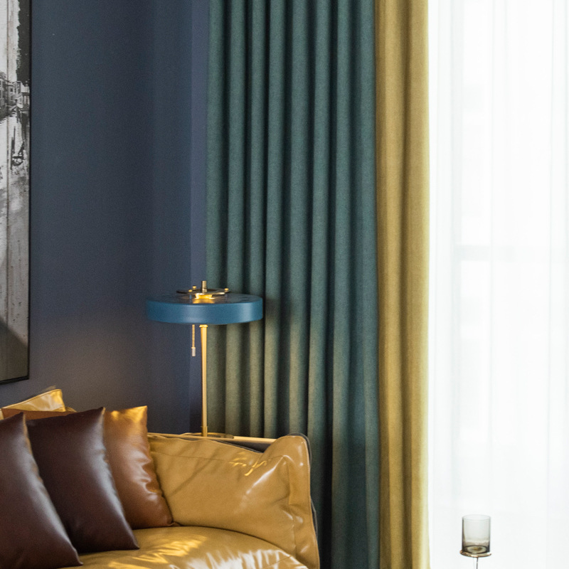 curtain cloth Manufactor Direct selling Cotton and hemp Northern Europe style Simplicity bedroom a living room Shades cloth finished product customized