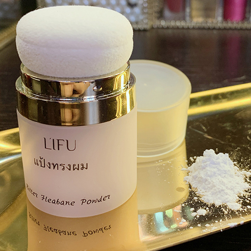 [There are Chinese standard]Thailand LIFU Powder Puff Oil head Hair Bangs Oil Oil control Baking powder Fluffy powder