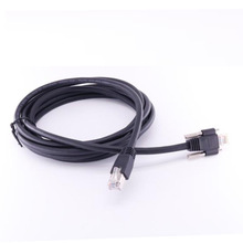 工业相机进口带螺丝千兆高柔屏蔽拖链网线 相机专用跳线 0.5-30米