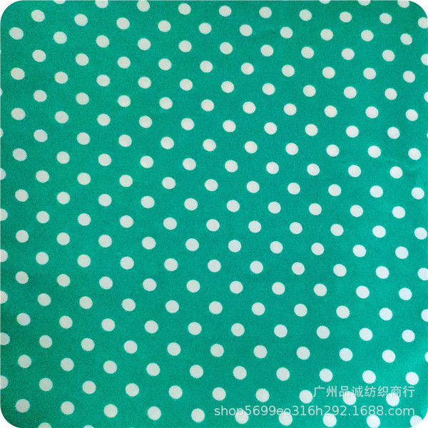 Polyester wave dot printed cloth peach skin velvet 0.6 dot printed…