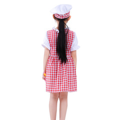 Cross-border new children chef career performance costume cosplay role-playing kindergarten little chef experience suit