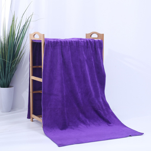Superfine Fiber Thick Soft Absorbent Increased Washing and Wiping Cleaning Towel Salon Bath Towel Wholesale