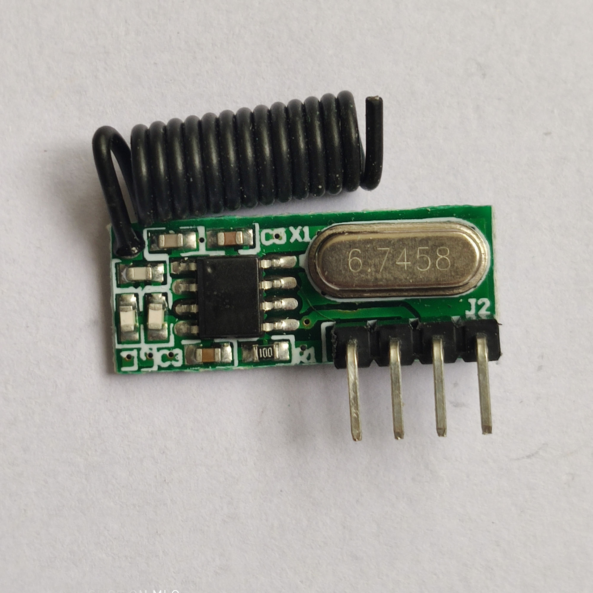 433Mhz超外差无线模块RX500高灵敏度杀菌灯接收模块 带天线模组