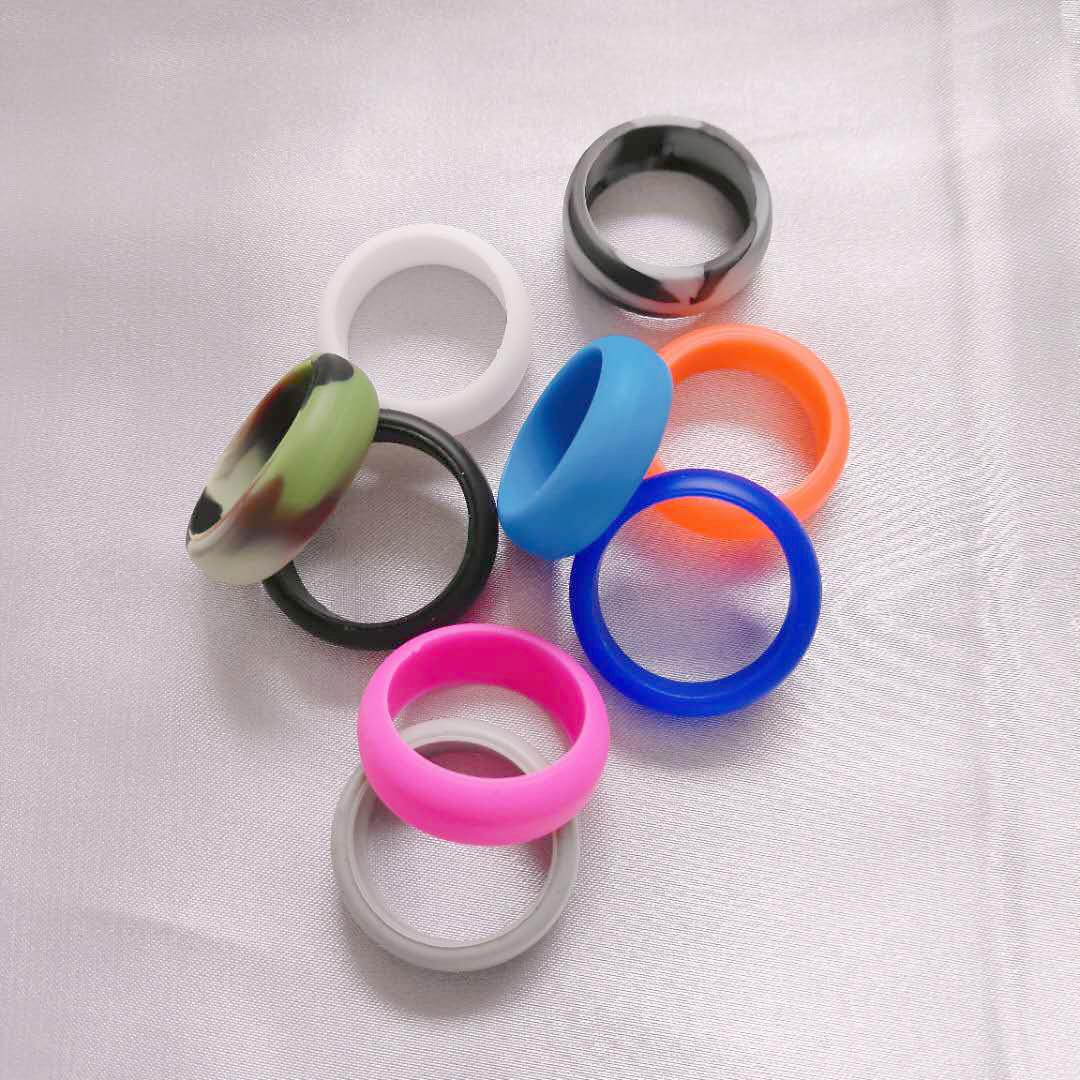 硅胶可定做发亮戒指 硅胶戒子 个性婚戒 个性戒子可以定制加工|ms