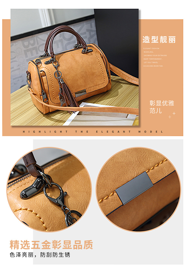 fashion retro soft leather allmatch messenger bagpicture19