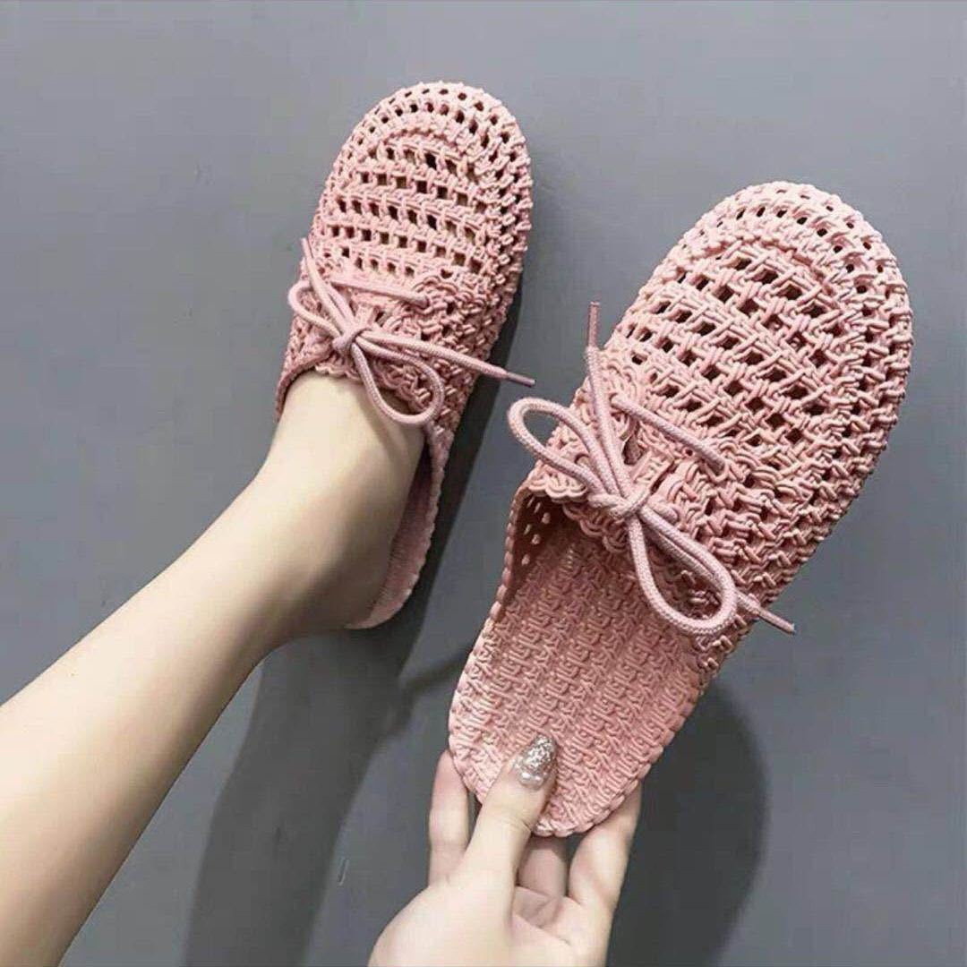 2019 new pattern Baotou Flat bottom reverent sandals indoor Korean Edition student fashion Manufactor Direct selling On behalf of