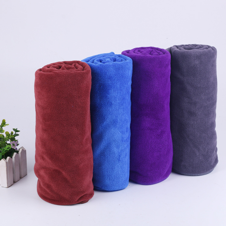 Customized Embroidered Logo Housekeeping Cleaning Towel Absorbent Rag Foot Bath Shop Barber Shop Baotou Towel