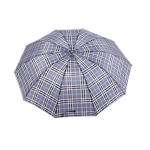 Umbrella 10k75cm enlarged reinforced lattice umbrella lightweight three-fold umbrella factory direct sales custom wholesale folding umbrella