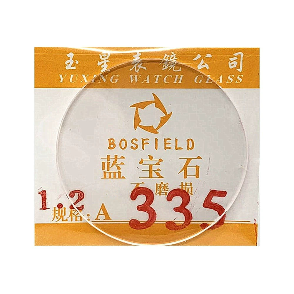 Утолщенный 1,2 плоский Сапфир Смотреть стекло зеркало 28 ~ 38 мм Смотреть лицо смотреть стекло смотреть дверь объектива