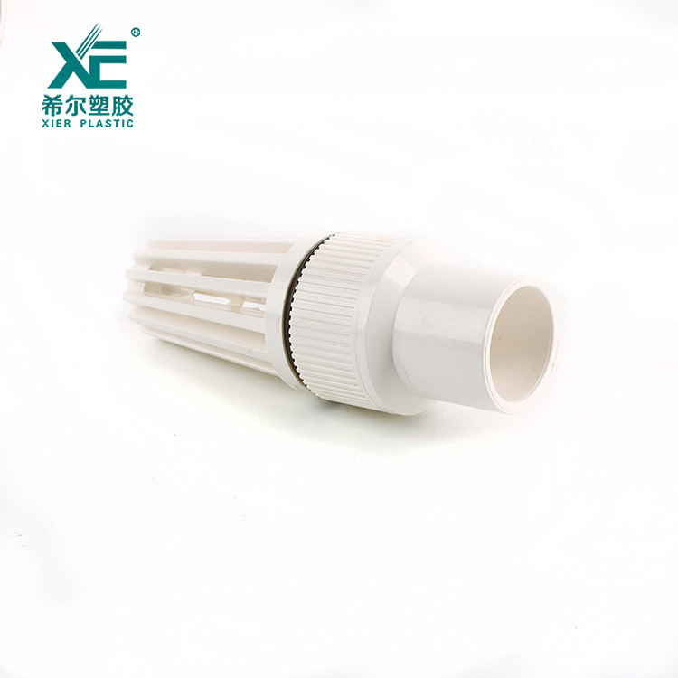 希尔厂家直销 单向阀 PVC塑胶阀门管道开关 老款底阀 32mm