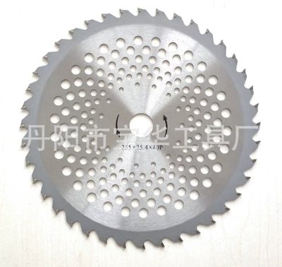 Factory direct export Japanese mowing blade mowing blade 60 teeth alloy cutter head cutting piece paper bag packaging (Otbiçən başlıqları)