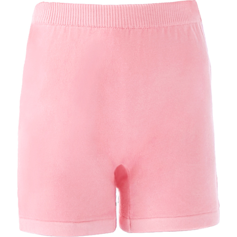 Suéter de baile adulto pantalones cortos de otoño e invierno de punto cálido pantalones cortos rosa de las mujeres de la práctica del ballet elástico de tres puntos boxeadores