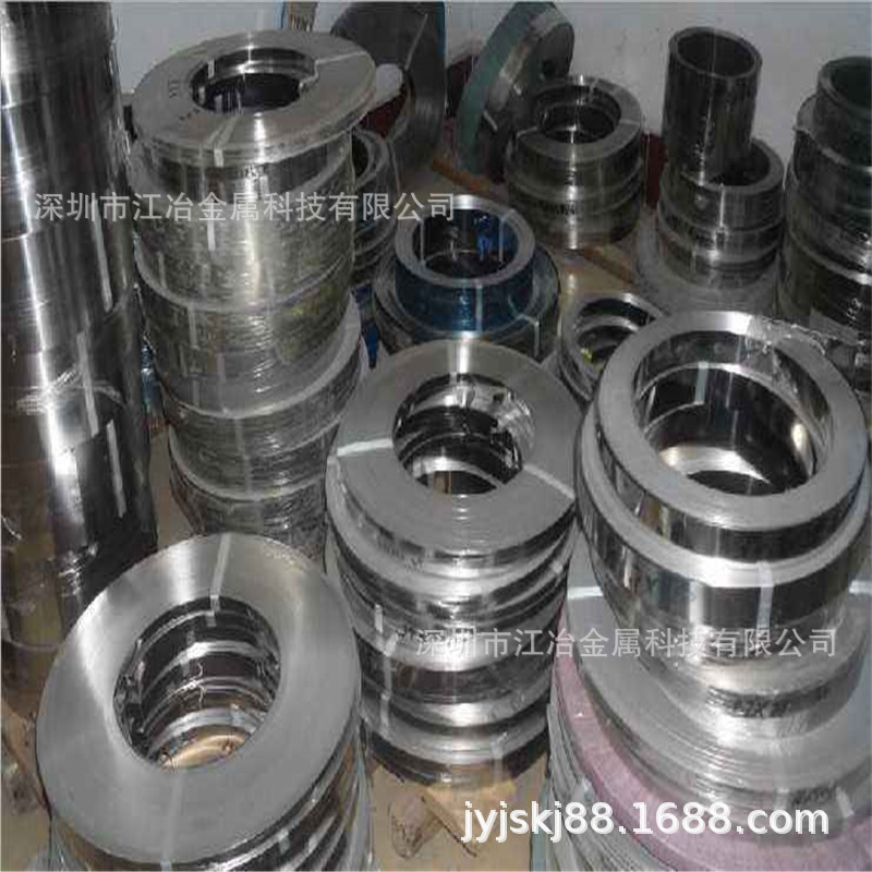 磨边精密不锈钢带 精修无毛刺 SUS301EH双面拉丝钢带 贴膜 剪板