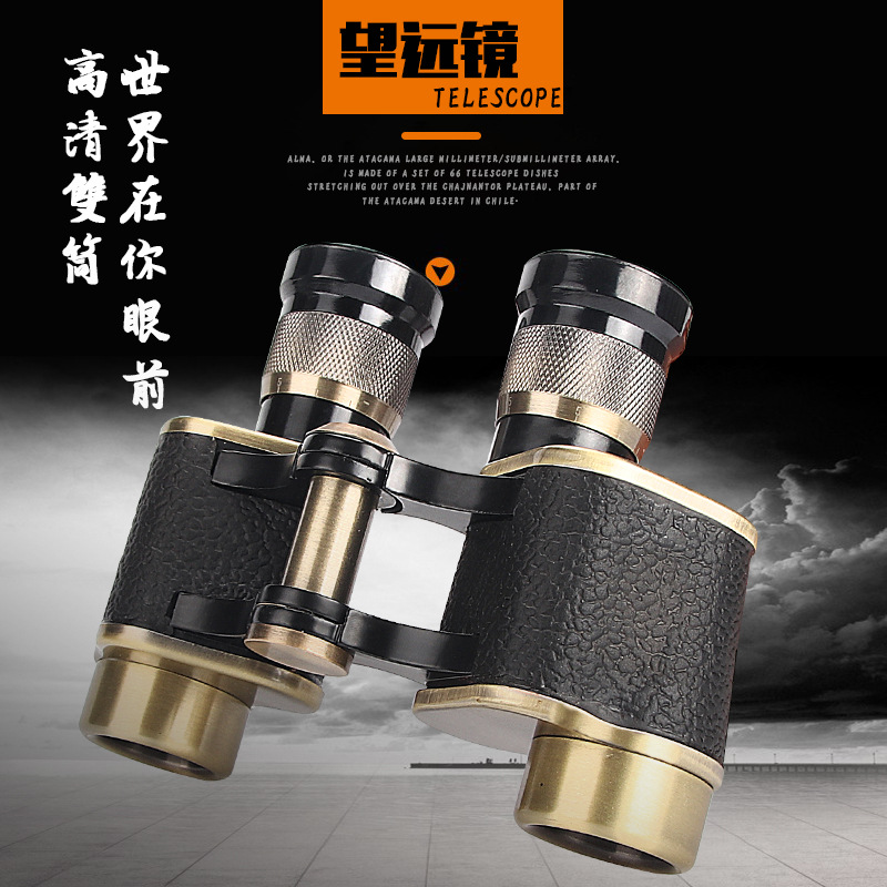 批发毛瑟6x24青铜望远镜微光夜视 非红外珍藏版袖珍迷你小巧户外