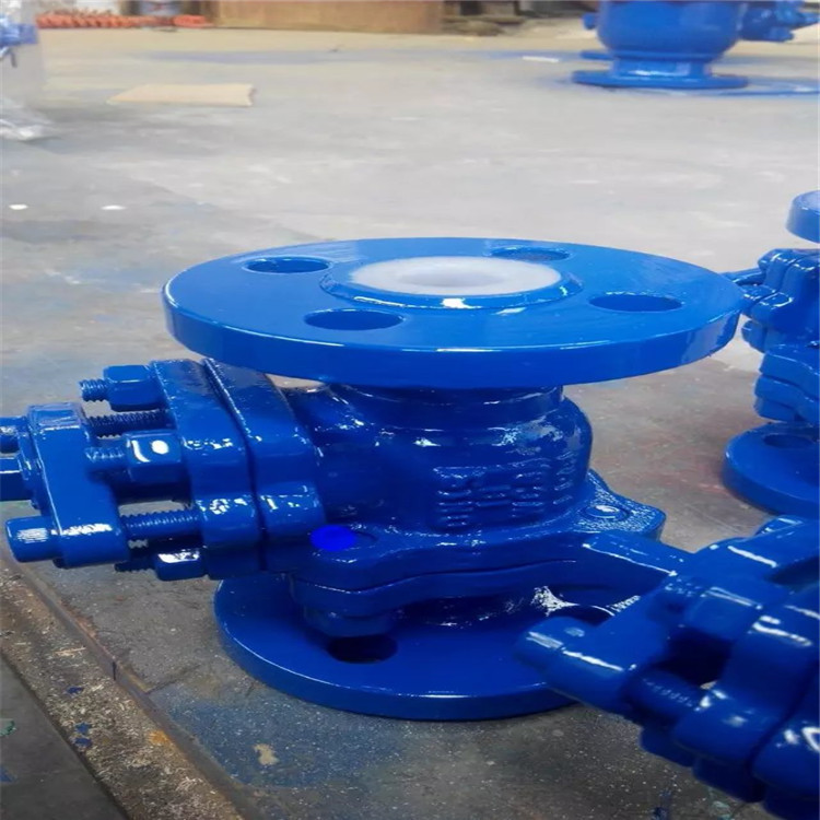 衬氟球阀铸钢材质 Q41F46-10C DN200