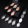 Shiying oval -shaped can open the pendant multi -layer wings photo box locket photo photo photo box