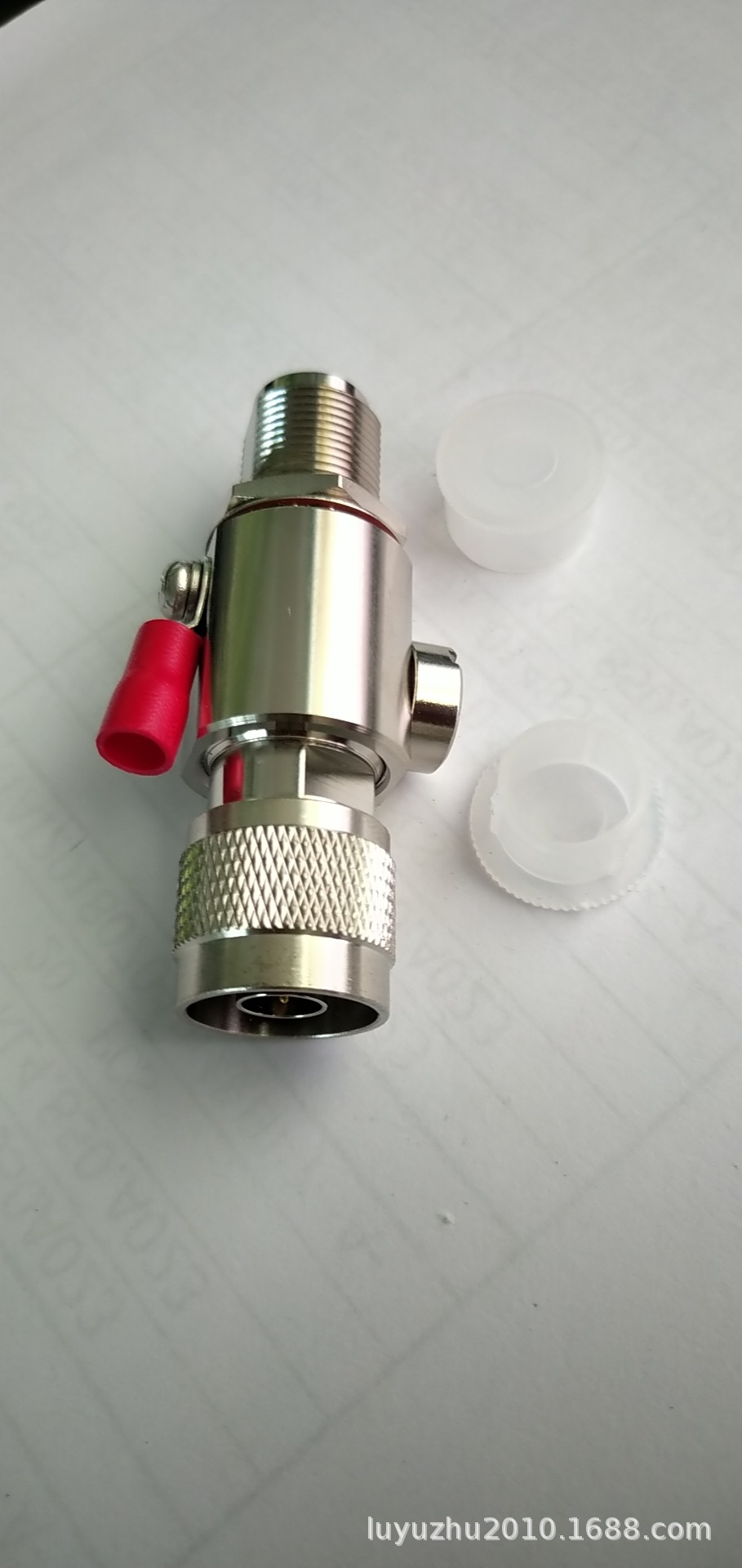 射频同轴连接器RF N-50JKY避雷器公头输出母头输出5.8G