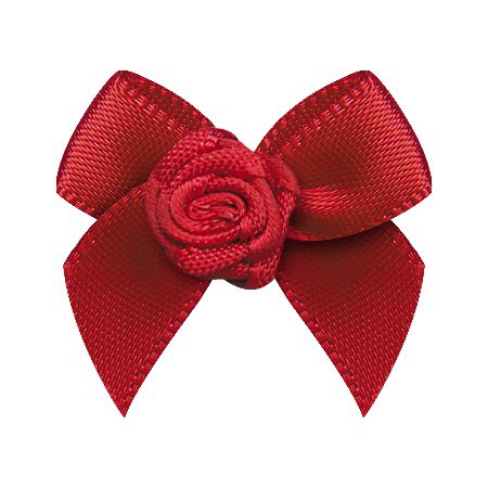 Yao Ming DIY accesorios de ropa interior accesorios para el cabello ropa interior caja de regalo decoración de flores rosa 3 puntos cinta arco