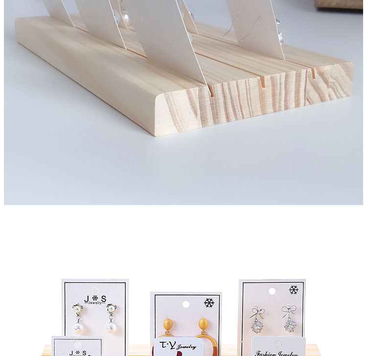 1 Piece Quantity solid wood Material Simple Style Solid Color Solid Wood Jewelry Rack