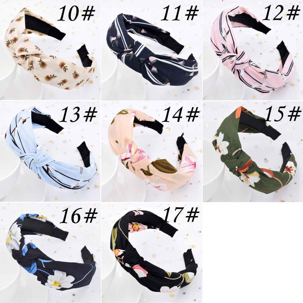 Korean  Flower Cross-knotted Dandelion Headband display picture 23