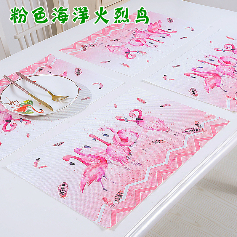 粉色海洋火烈鸟