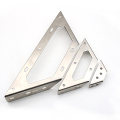 Stainless steel multifunctional corner code, shelf bracket, three-sided fixed connection angle iron, 90-degree reinforced universal corner code