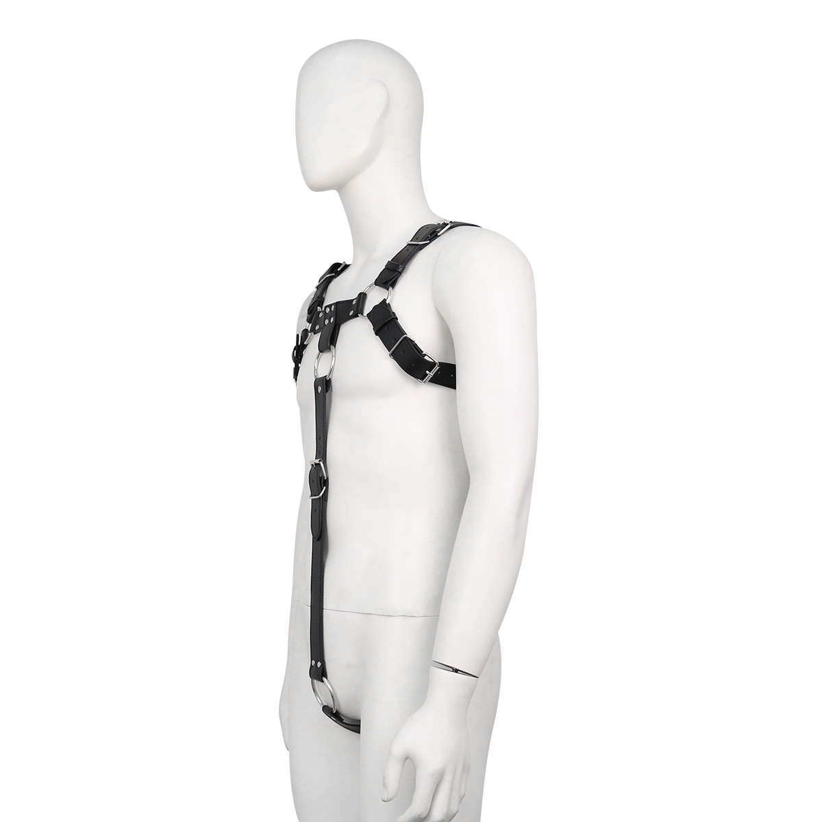 Suministro directo de fábrica sexy pecho de los hombres de cuero de los hombres sexy ropa interior de cuero de los hombres sexy vinculante ropa interior de cuero al por mayor