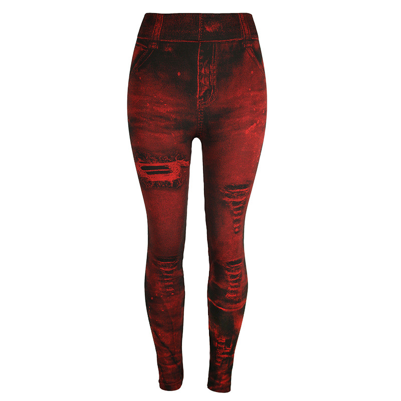 hot multi-color hip-lifting nine-point pants NSQY63656