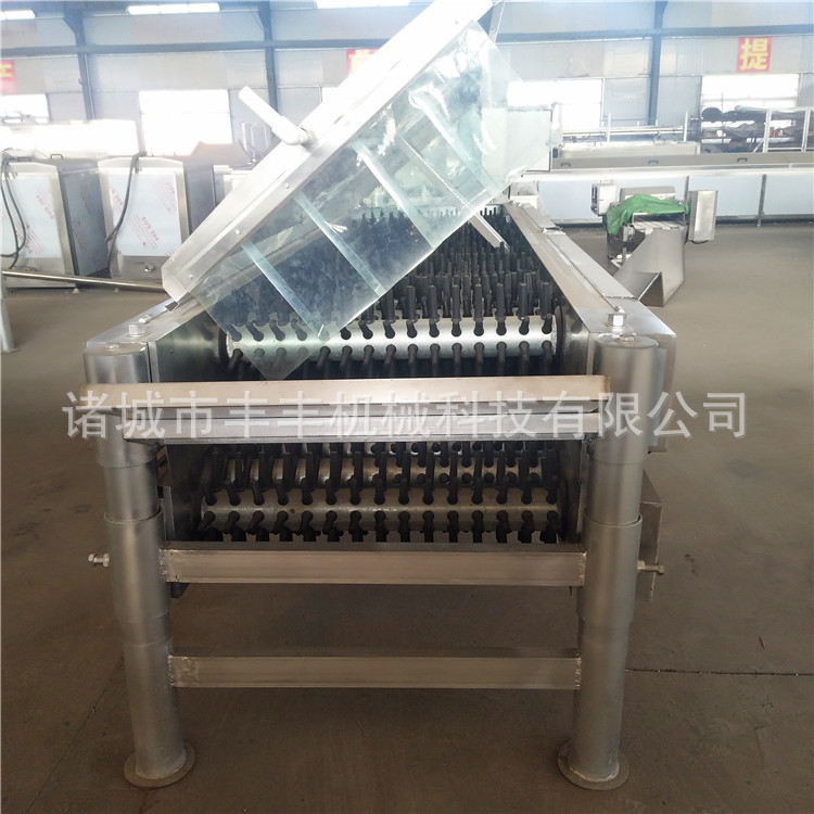 鸡鸭屠宰设备 卧式不锈钢鸡鸭鹅脱毛机 家禽屠宰流水线设备机械