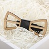 Men's high-end wooden bow tie for leisure, European style