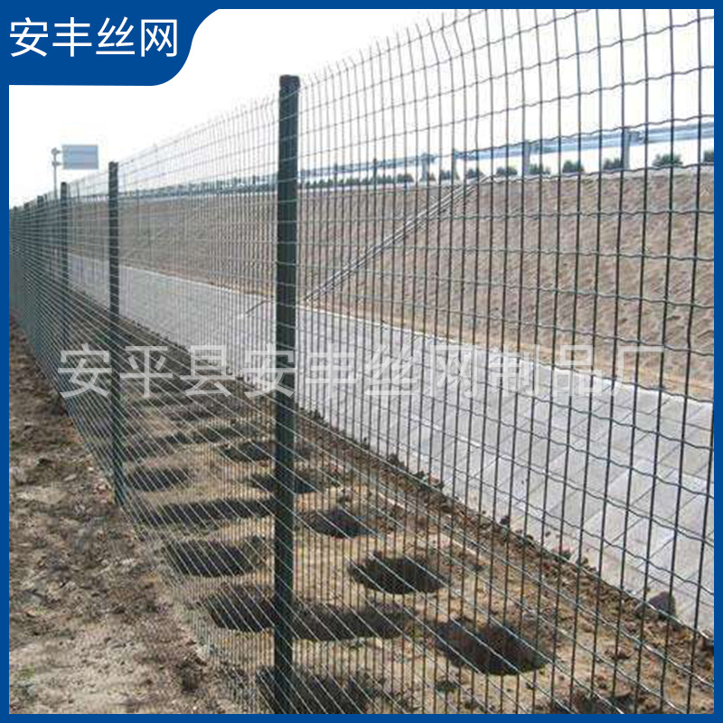 养殖荷兰网 护栏网围栏 圈山圈地铁丝网浸塑荷兰网护栏