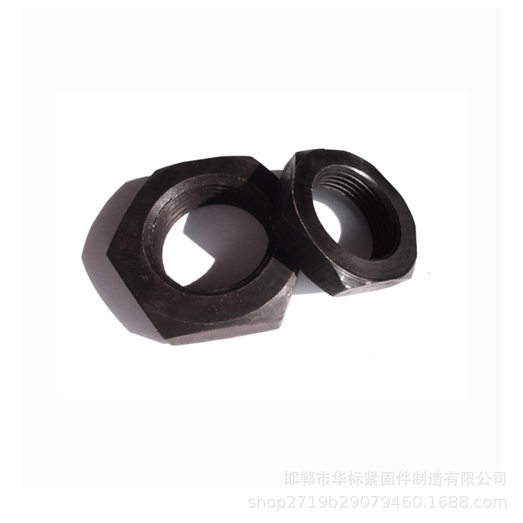 现货供应 高强度扁螺母 薄螺母 细扁母细反扣螺帽定做异型螺母