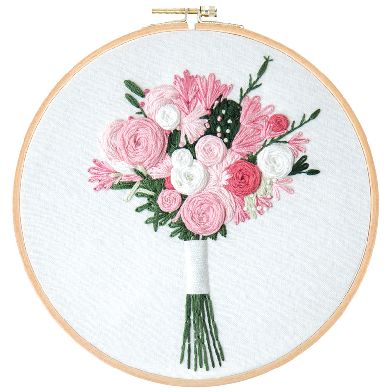 Primaria bordado hecho a mano DIY paquete de material de punto de cruz Suzhou bordado cinta bordado europeo principiante producción Auto-bordado