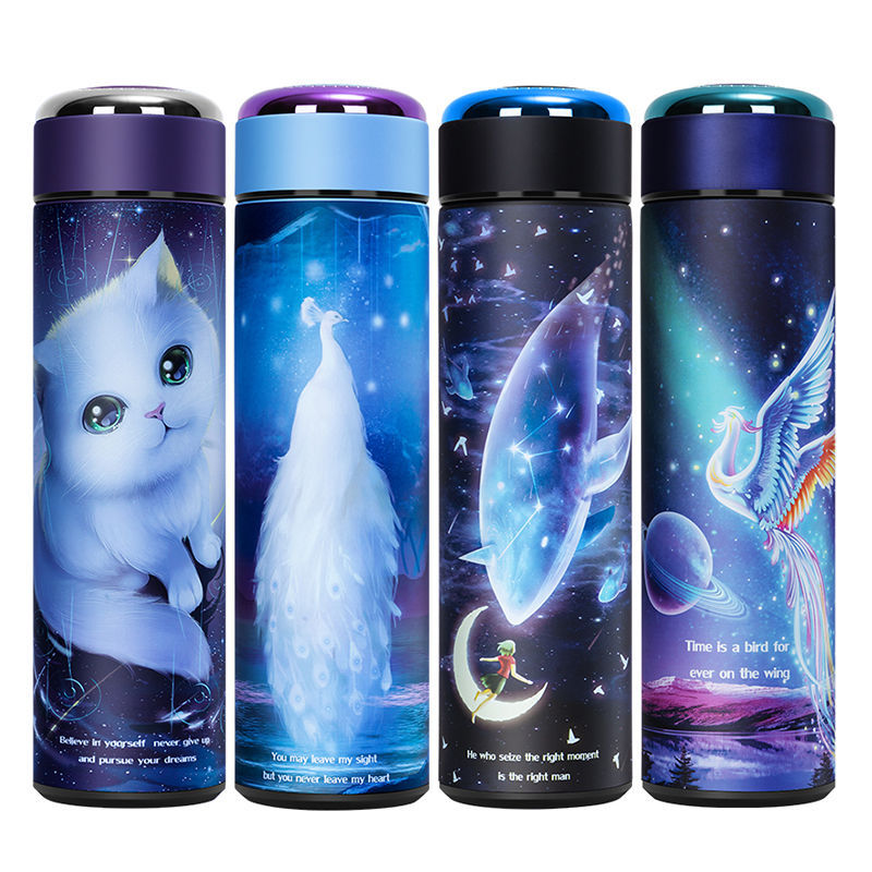 高檔304保溫杯網紅創意ins不鏽鋼泡茶水杯男女學生韓版可愛大容量